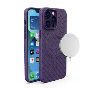 MagSafe Woven Case for iPhone 14 Pro Max - purple