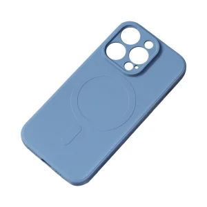 MagSafe compatible silicone case for iPhone 15 Plus Silicone Case - navy blue