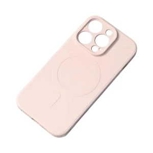 MagSafe compatible silicone case for iPhone 15 Pro Max Silicone Case - cream