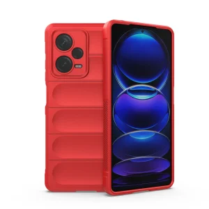 Magic Shield Case for Xiaomi Redmi Note 12 Pro+ flexible armored cover red