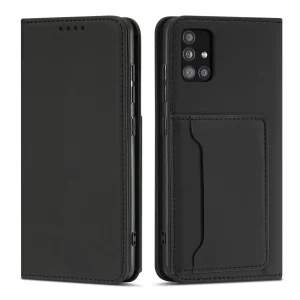 Magnet Card Case for Xiaomi Redmi Note 11 Pouch Card Wallet Card Holder Black
