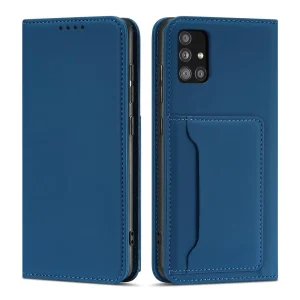Magnet Card Case for Xiaomi Redmi Note 11 Pro Pouch Card Wallet Card Holder Blue