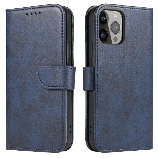 Magnet Case case for Xiaomi Redmi Note 12 Pro+ flip cover wallet stand blue