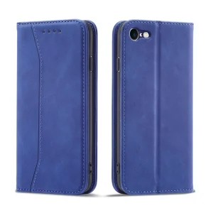 Magnet Fancy Case for iPhone SE 2022 / SE 2020 / iPhone 8 / iPhone 7 Cover Card Wallet Card Stand Blue