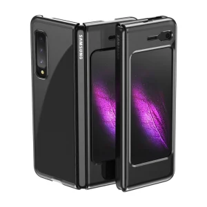 Plating Case hard case Electroplating frame Cover for Samsung Galaxy Fold black