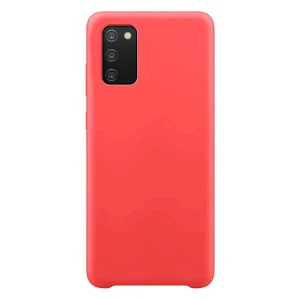 Silicone Case Soft Flexible Rubber Cover for Samsung Galaxy A03s red