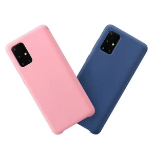 Silicone Case Soft Flexible Rubber Cover for Samsung Galaxy A32 5G pink