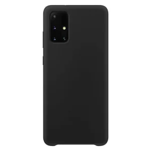 Silicone Case Soft Flexible Rubber Cover for Samsung Galaxy A72 4G black