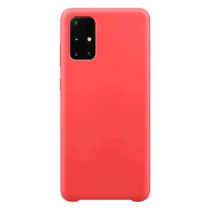 Silicone Case Soft Flexible Rubber Cover for Samsung Galaxy A72 4G red