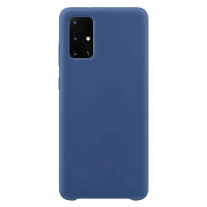 Silicone Case Soft Flexible Rubber Cover for Samsung Galaxy S21 Ultra 5G dark blue