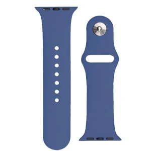 Silicone Strap APS Silicone Band for Watch 9 / 8 / 7 / 6 / 5 / 4 / 3 / 2 / SE (41 / 40 / 38mm) Strap Watch Bracelet Blue