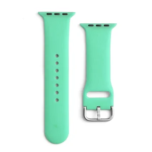 Silicone Strap APS Silicone Band for Watch 9 / 8 / 7 / 6 / 5 / 4 / 3 / 2 / SE (41 / 40 / 38mm) Strap Watch Bracelet Mint