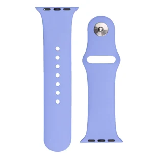 Silicone Strap APS Silicone Band for Watch 9 / 8 / 7 / 6 / 5 / 4 / 3 / 2 / SE (41 / 40 / 38mm) Strap Watch Bracelet Purple