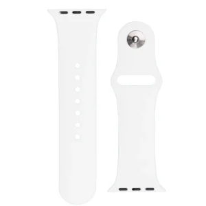 Silicone Strap APS Silicone Band for Watch Ultra / 9 / 8 / 7 / 6 / 5 / 4 / 3 / 2 / SE (45 / 44 / 42mm) Strap Watch Bracelet White