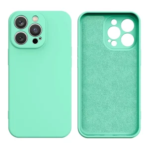 Silicone case for Samsung Galaxy S23 Ultra silicone cover mint green