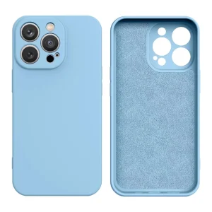 Silicone case for iPhone 13 Pro Max silicone cover light purple