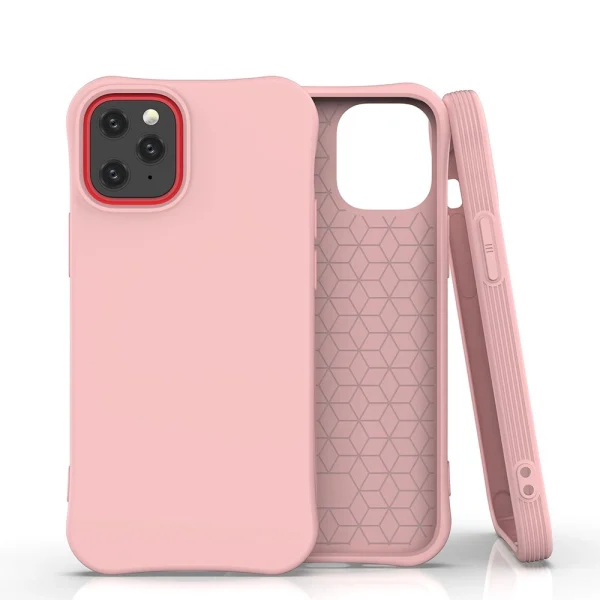 Soft Color Case Flexible Gelhülle für iPhone 12 Mini Pink