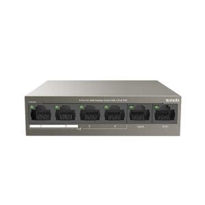 TENDA 6-PORT 10/100M DESKTOP SWITCH WITH 4-PORT PoE