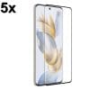 TechWave 5D Full Glue Tempered Glass for Honor 80 Pro / 90 Pro black (Σετ 5 τεμαχίων - bulk)
