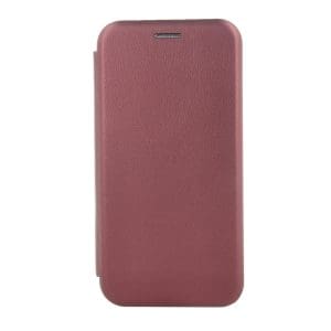TechWave Curved Book case for Motorola Moto G54 5G burgundy
