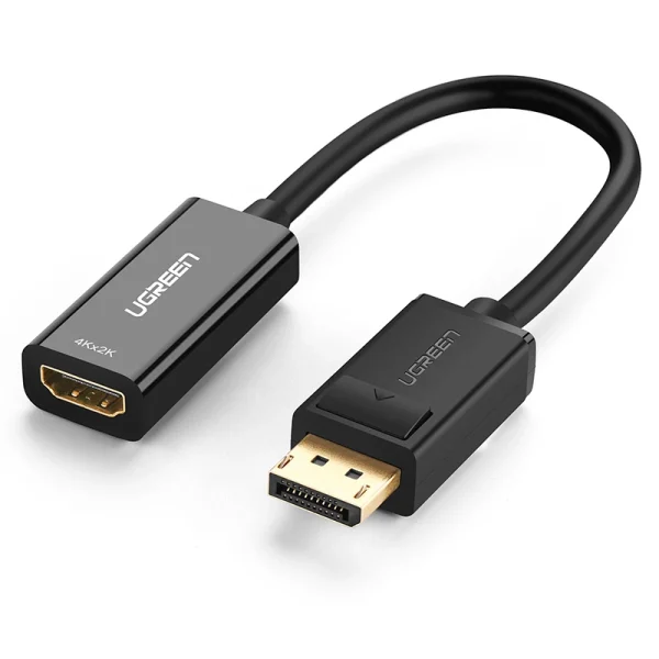 Ugreen Adapter Cable DisplayPort (Male) - HDMI (Female) 4K x 2K Black (MM137)