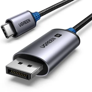 Ugreen CM556 cable with USB-C and DisplayPort 8K connectors