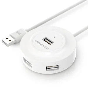 Ugreen HUB USB2.0 4x USB-A 480Mbps 1m white (CR106)