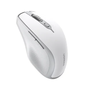 Ugreen MU101 ergonomic wireless mouse Bluetooth / 2.4 GHz - white