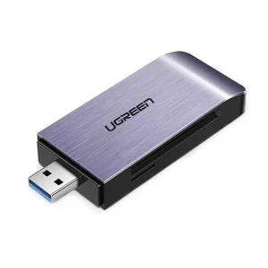 Ugreen SD/microSD/CF/MS Kartenleser für USB 3.0 grau (50541)