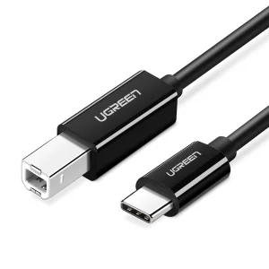 Ugreen US241 USB-C 2.0 - USB-B cable 1 m - black