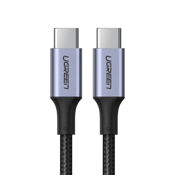 Ugreen US316 USB-C / USB-C cable 480Mb/s 5A 0.5m - gray