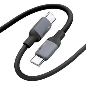 Ugreen US563 USB-C / USB-C PD 60W silicone cable 2m - gray