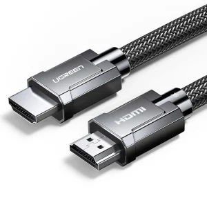 Ugreen Kabel HDMI 2.1 Kabel 8K 60 Hz / 4K 120 Hz 3D 48 Gbps HDR VRR QMS ALLM eARC QFT 2 m grau (HD135 70321)