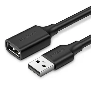 Ugreen Kabeladapter USB (weiblich) - USB (männlich) 1m schwarz (10314)