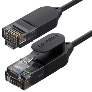 Ugreen Kabel Internet Netzwerkkabel Ethernet Patchkabel RJ45 Cat 6A UTP 1000Mbps 1m schwarz (70332)