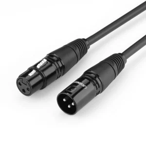 Ugreen extension cable audio microphone cable for microphone XLR (female) - XLR (male) 1 m (AV130)
