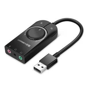Ugreen externe Soundkarte Musik USB Adapter - 3