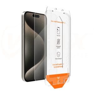 Vmax tempered glass easy install 2,5D Normal Glass for iPhone 15 Plus 6,7"