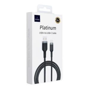 WiWU - Platinum Series Data Cable Wi-C021 USB A to USB C 6A (Huawei phones only) 1