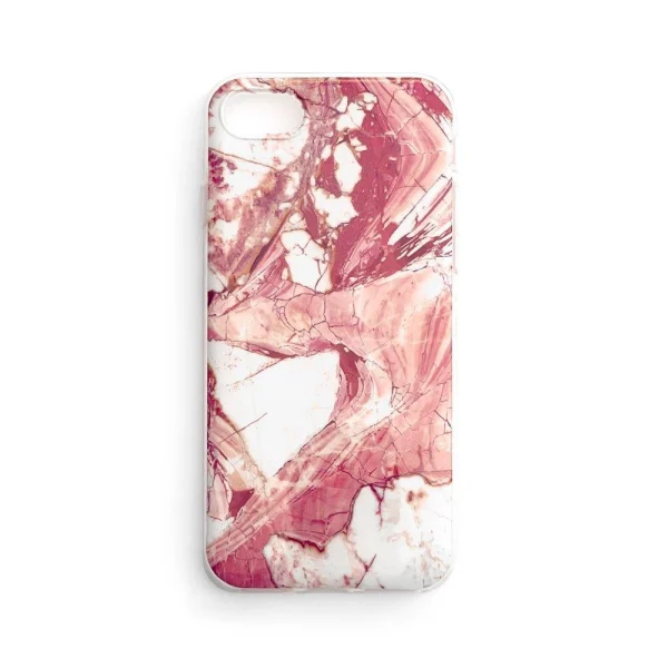 Wozinsky Marble Hülle Gel Cover Marmor iphone 12 mini pink