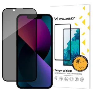 Wozinsky Privacy Glass Tempered Glass for iPhone 14 Plus / 13 Pro Max with Anti Spy Privacy Filter