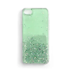 Wozinsky Star Glitter Glitzer Hülle für Samsung Galaxy A31 grün