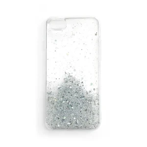 Wozinsky Star Glitter Glitzer Hülle für Samsung Galaxy A31 transparent