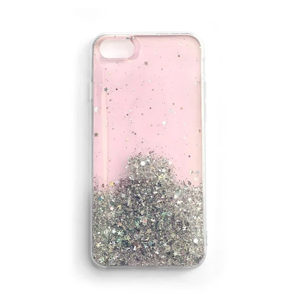 Wozinsky Star Glitter Glitzer Hülle für iPhone 12 Pro Max pink