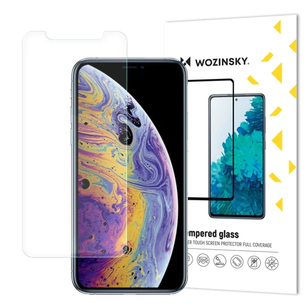 Wozinsky Hartglas 9H Displayschutzfolie für Apple iPhone 11 Pro / iPhone XS / iPhone X