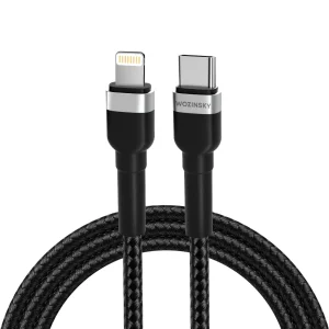 Wozinsky WNBCL1 Lightning / USB-C PD 30W cable 1 m - black