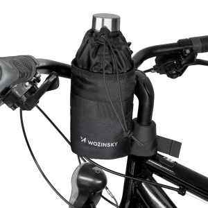 Wozinsky thermal water bottle bag 1l / bottle for bicycle or scooter black (WBB35BK)