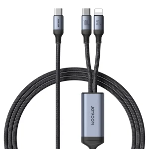 2-in-1-Kabel Joyroom Speedy-Serie SA21-1T2 USB-C - USB-C / Lightning 100 W 1