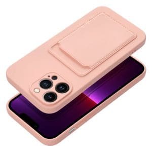 CARD case for IPHONE 16 Pro pink