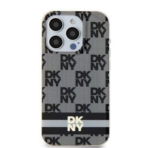 DKNY case for IPHONE 11 compatible with MagSafe DKHMN61HCPTSK (DKNY HC MagSafe PC TPU Checkered Pattern W/Printed Stripes) black